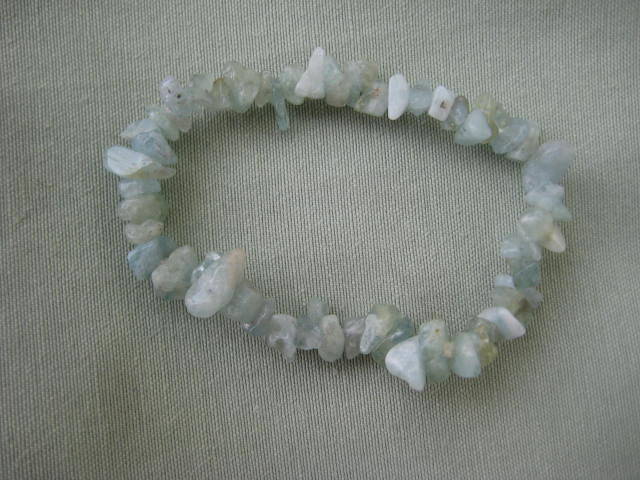 Aquamarine Bracelet cooling, soothing, enhancement of clear communication 2514